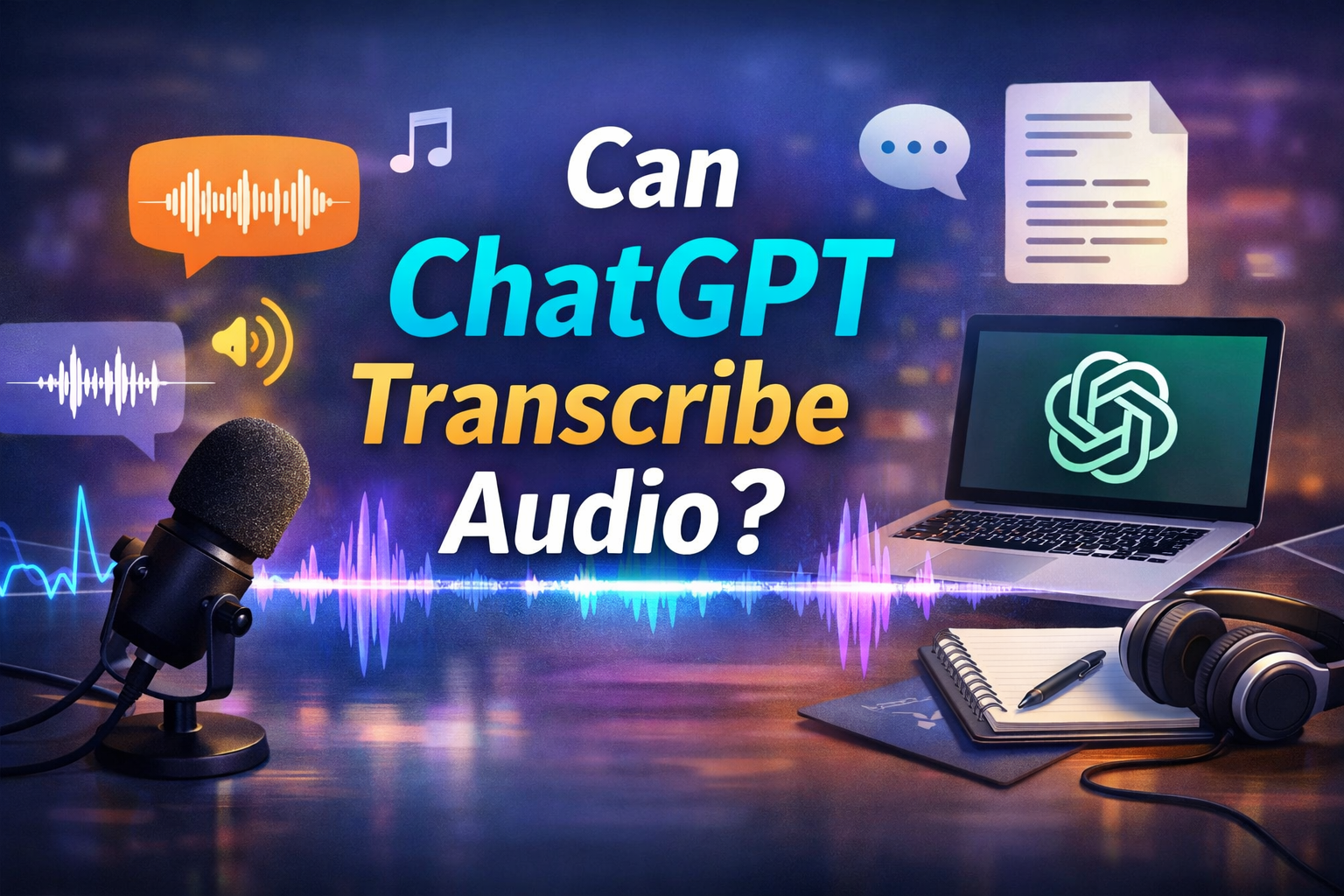 Can ChatGPT Transcribe Audio?