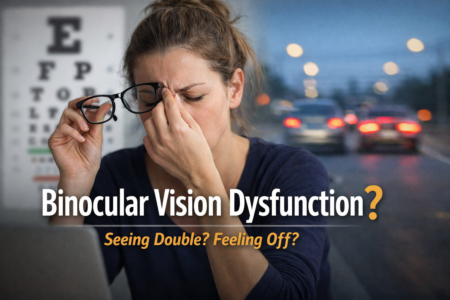 Living With Binocular Vision Dysfunction: What It Feels Like (and Why It Matters)