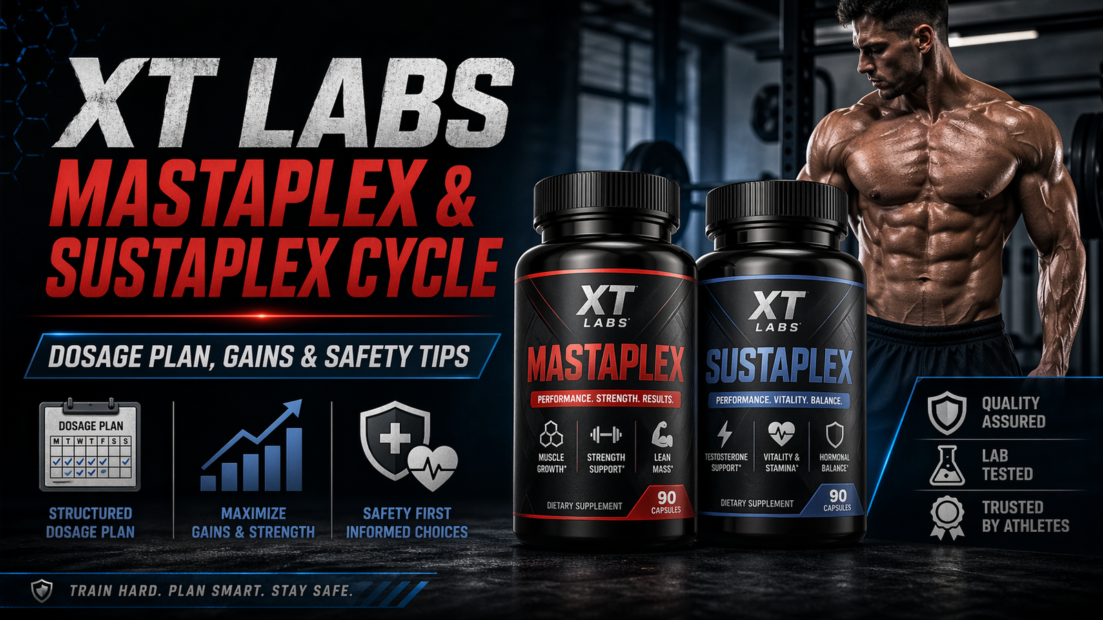 XT Labs Mastaplex and XT Labs Sustaplex Cycle: Dosage Plan, Gains, and Safety Tips