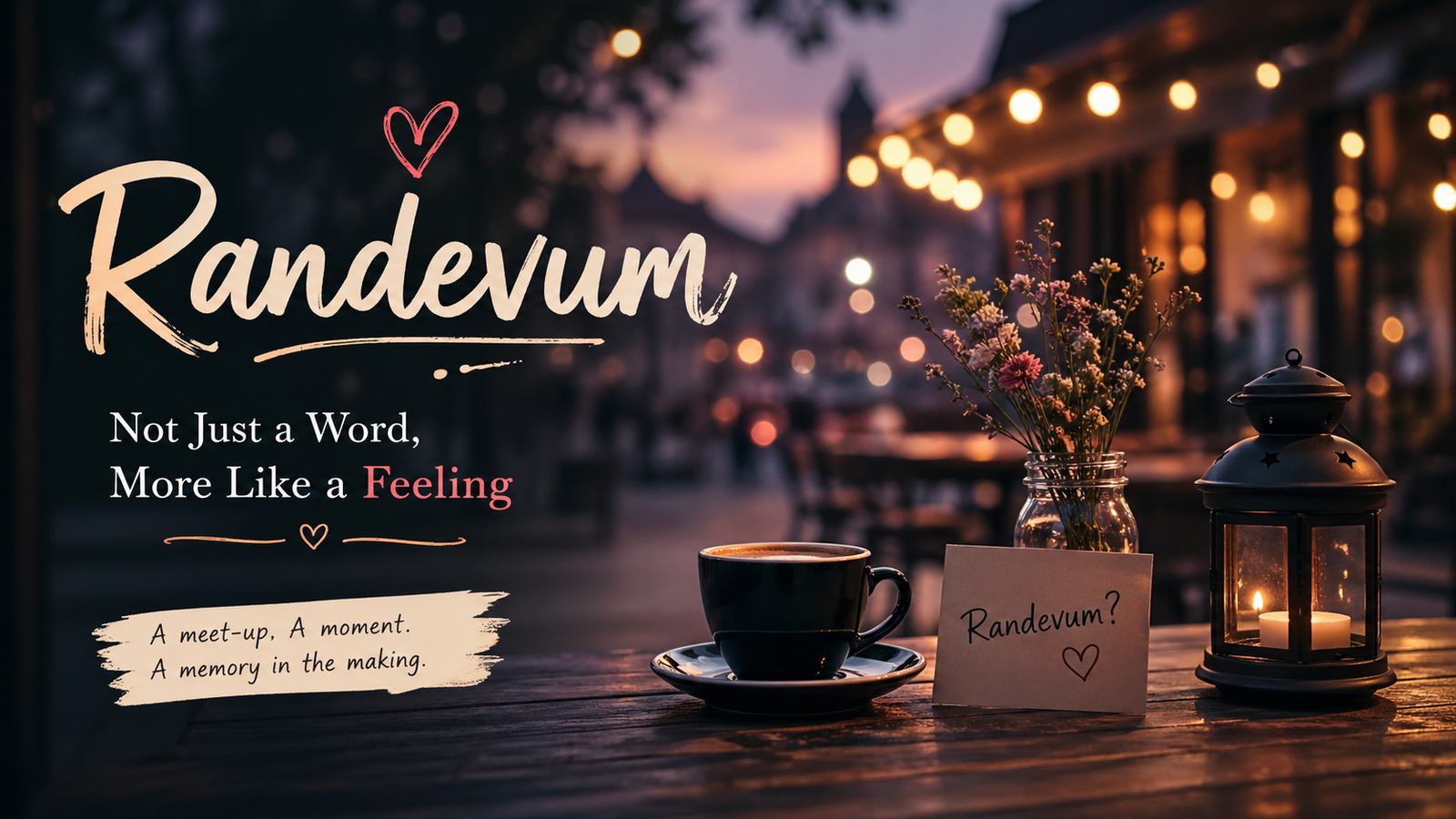 Randevum — Not Just a Word, More Like a Feeling