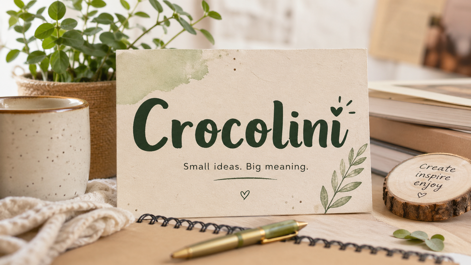 Crocolini — a small word with a strange kind of charm