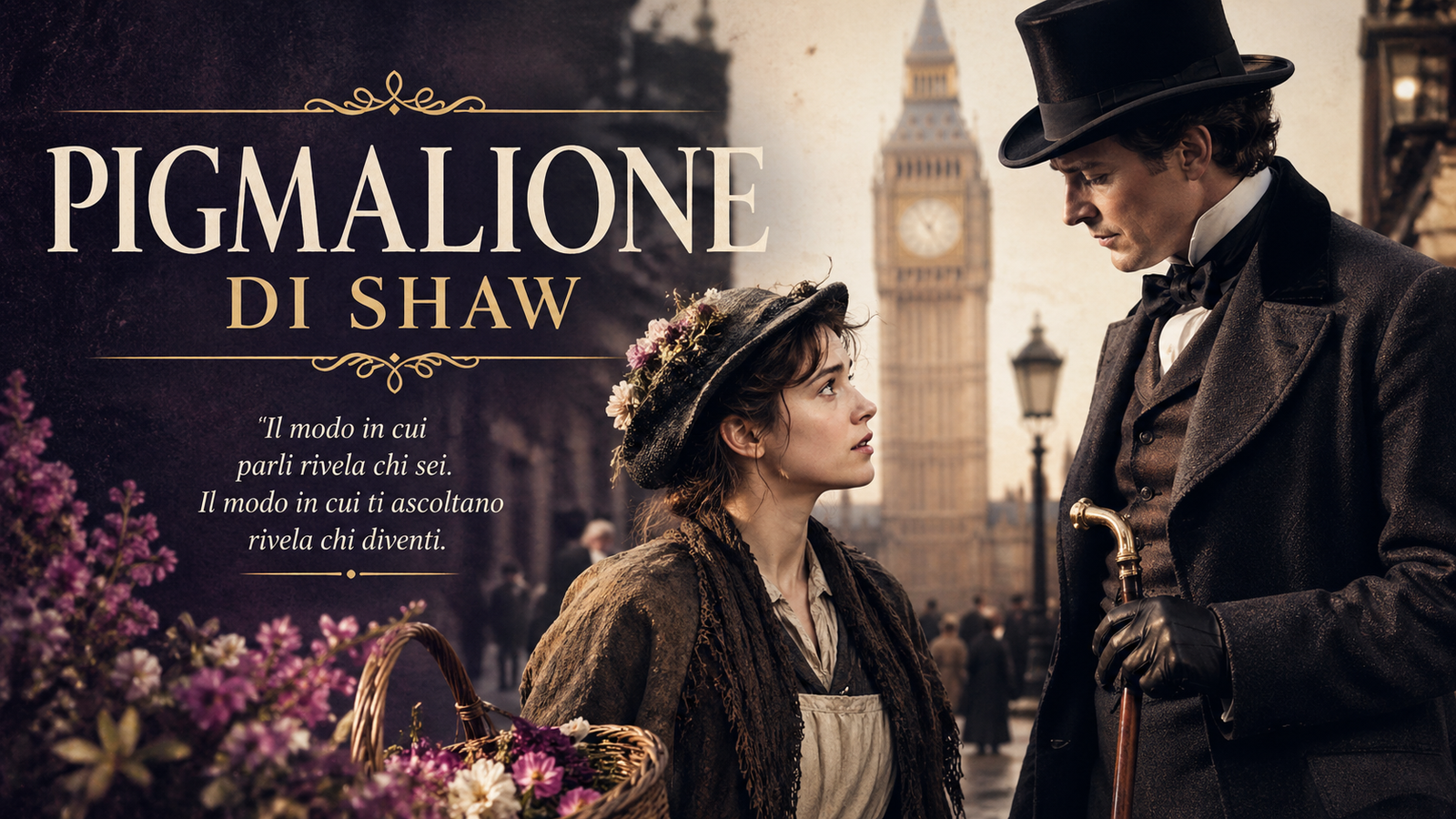Pigmalione di Shaw — A Story That Feels Closer Than You’d Expect