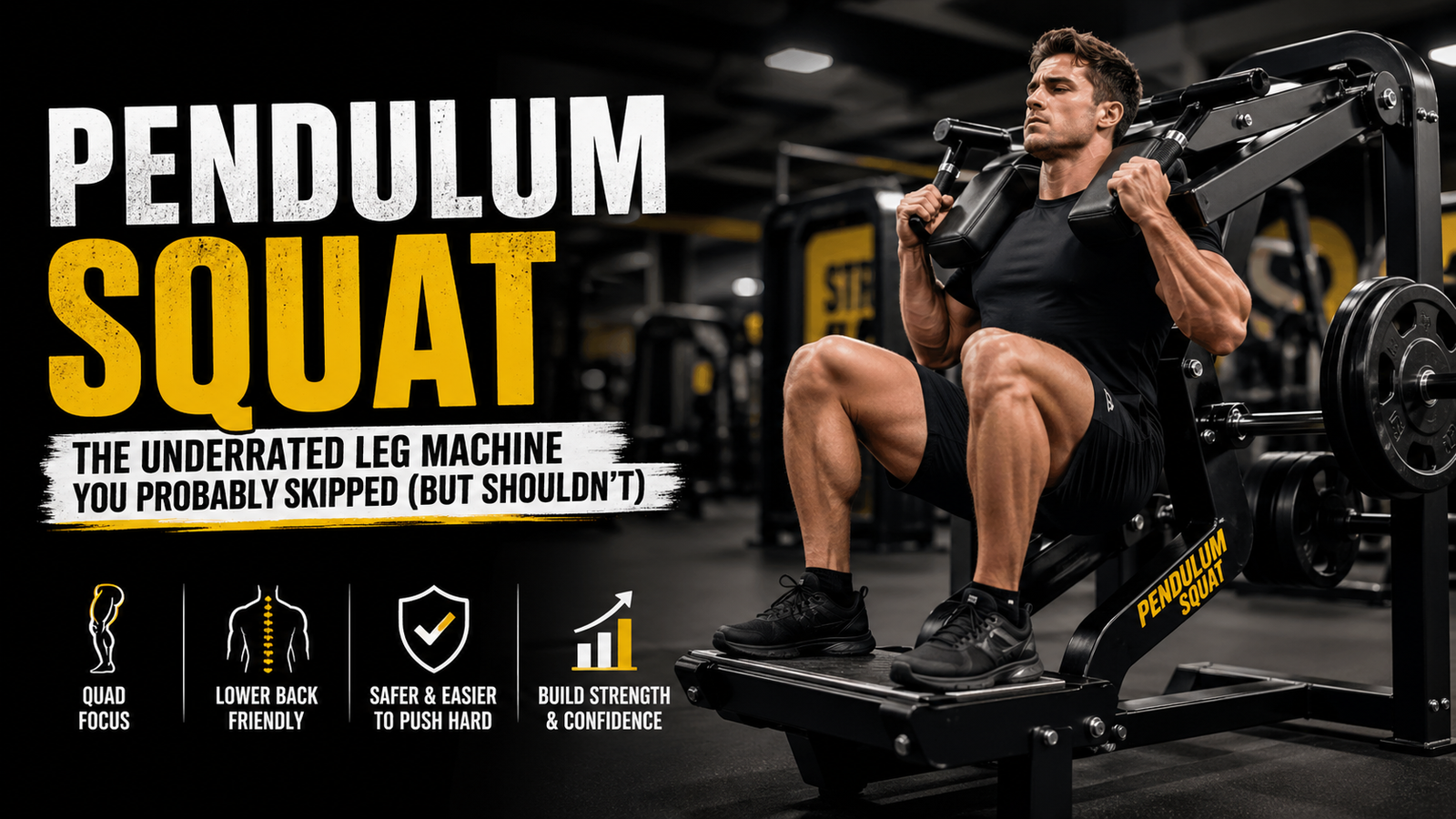 Pendulum Squat: The Underrated Leg Machine You Probably Skipped (But Shouldn’t)