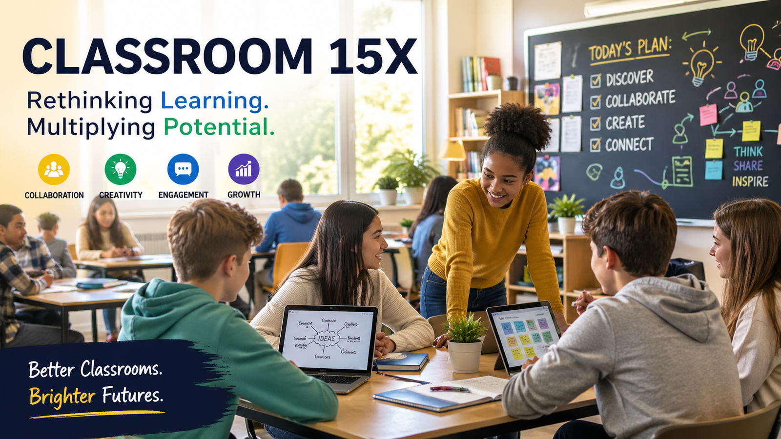Classroom 15x — not a fancy term, just a different vibe