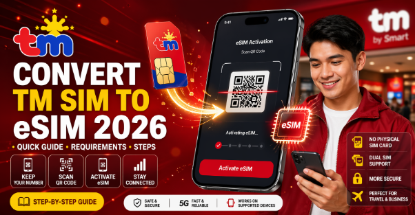 Convert Physical TM SIM to eSIM 2026